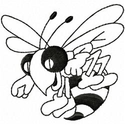 Bees Embroidery Design 4 Bees Embroidery Design 4